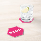 Stoptekens vervoer kartonnen onderzetters (Insitu)