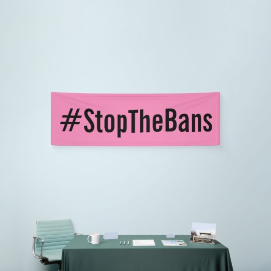 #StopTheBans Pro-Choice March Pink Spandoek (Beurs)