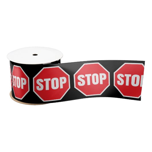 stopverkeersteken satijnen lint (Spoel)