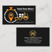 Stopwatch Gold Truck Home Verhuizen Visitekaartje (Voorkant / Achterkant)