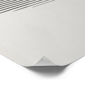 Stopwatch klok moderne minimalistische lijnkunst poster (Hoek)