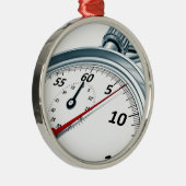 stopwatch metalen ornament (Rechts)
