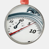 stopwatch metalen ornament (Voorkant)