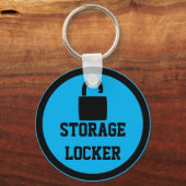 Storage Locker Blue Sleutelhanger (Voorkant)
