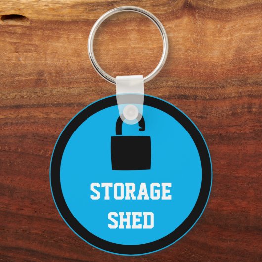 Storage Shed Blue Sleutelhanger (Voorkant)