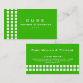 Storage Visitekaartje Box White Green (Voorkant / Achterkant)