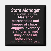 Store Manager Magneet (Voorkant)