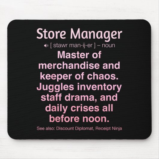 Store Manager Muismat (Voorkant)