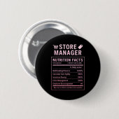 Store Manager Ronde Button 5,7 Cm (Voorkant /achterkant)