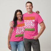 Storecastle Camping zonder bier Funny Campers T-shirt (Unisex)