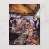 Storefront - de open markt voor thee en specerijen briefkaart (Voorkant)