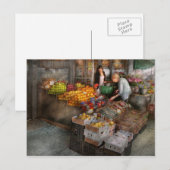 Storefront - Hoboken, NJ - Snoeiend vers fruit Briefkaart (Voorkant / Achterkant)