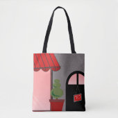 Storefront Open Shop Canvas tas (Voorkant)
