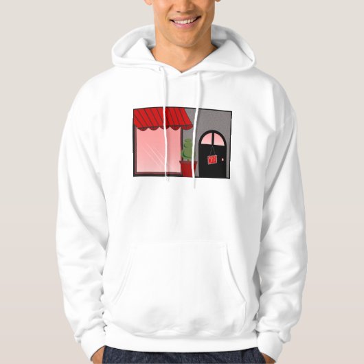 Storefront Open Shop Hoodie (Voorkant)