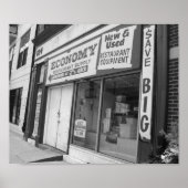 Storefront Philadelphia Black en White Photo Poster (Voorkant)