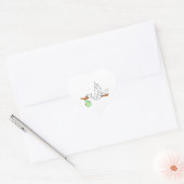 STOREN MET BABY HART STICKER (Envelop)