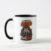 Storen Niets Eindbaas Egel Gamer Shirt Mok (Links)