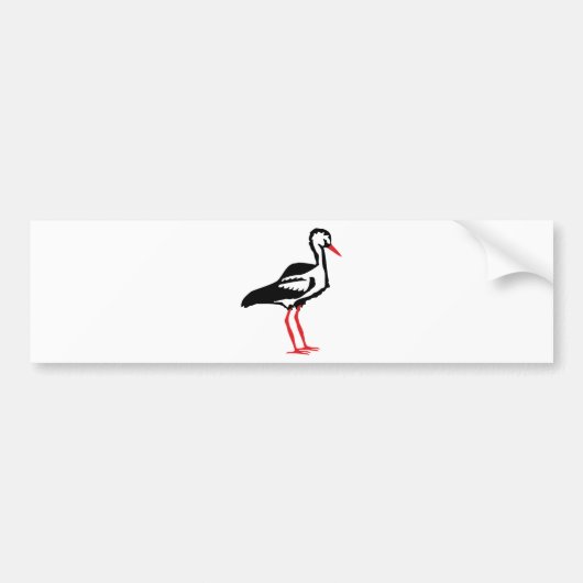 storensymbool bumpersticker (Voorkant)