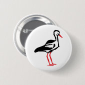 storensymbool ronde button 5,7 cm (Voorkant /achterkant)