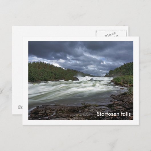 Storfosen-herfsten Briefkaart (Voorkant / Achterkant)