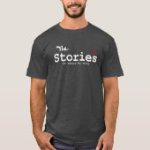 Storiers - T-shirt met houtskool met witte Letter- (Voorkant)