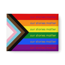 Stories Matter Gay Pride Intersection Rainbow Flag