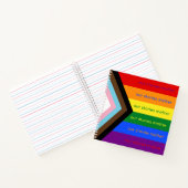 Stories Matter Intersectional Pride Flag Rainbow Notitieboek (Binnen)