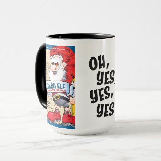 Stories of a Swedish Elf Mug - cover and stickers Mok (Voorkant links)