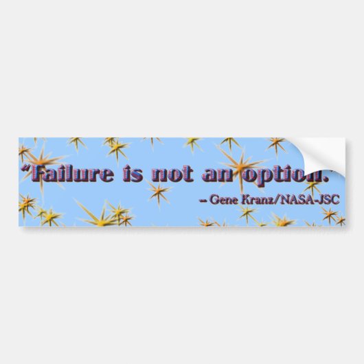Storing bumper sticker (Voorkant)
