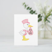 Stork aankondiging (Staand voorkant)