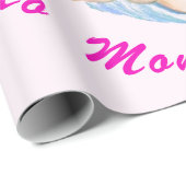 Stork and Baby Funny Wrapping Paper - Aangepaste t Cadeaupapier (Rol Hoek)