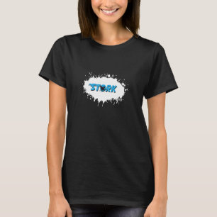 Stork Animal Fun Splash T-shirt