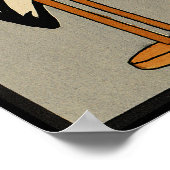 Stork - Antiquarian, Colorful Book Illustration Poster (Hoek)