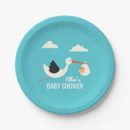 Stork Arrival Papieren Bordje