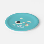 Stork Arrival Papieren Bordje (Gekanteld)