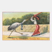 Stork Attack Stickers (zonder kinderen) (Voorkant)