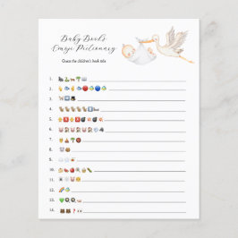 Stork Baby Books Emoji Game