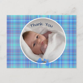 Stork baby boy foto aankondiging