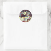 STORK BABY BOY SHOWER 3 RONDE STICKER (Tas)