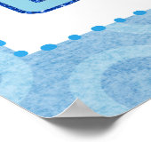 Stork Baby Boy Shower Banner Poster (Hoek)