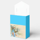 STORK BABY BOY SHOWER BLUE GEM STONE MONOGRAM BEDANKDOOSJES (Geopend)