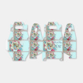 STORK BABY BOY SHOWER BLUE MONOGRAM BEDANKDOOSJES (Uitgevouwen)