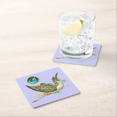 STORK BABY BOY SHOWER GEM MONOGRAM KARTONNEN ONDERZETTERS (Insitu)