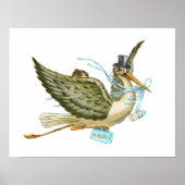 STORK BABY BOY SHOWER POSTER (Voorkant)