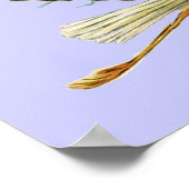 STORK BABY BOY SHOWER, turquase Poster (Hoek)