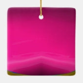 STORK BABY GIRL SHOWER 2 Pink Amethyst Keramisch Ornament (Achterkant)