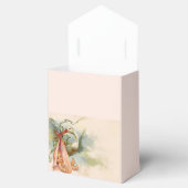 STORK BABY GIRL SHOWER PINK GEM STONE MONOGRAM BEDANKDOOSJES (Geopend)