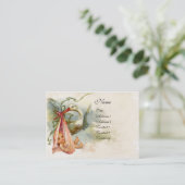 STORK BABY SHOWER 2 VISITEKAARTJE (Staand voorkant)