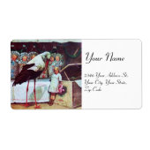 STORK BABY SHOWER 3 ETIKET (Voorkant)