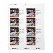 STORK BABY SHOWER 3 ETIKET (Full Sheet)